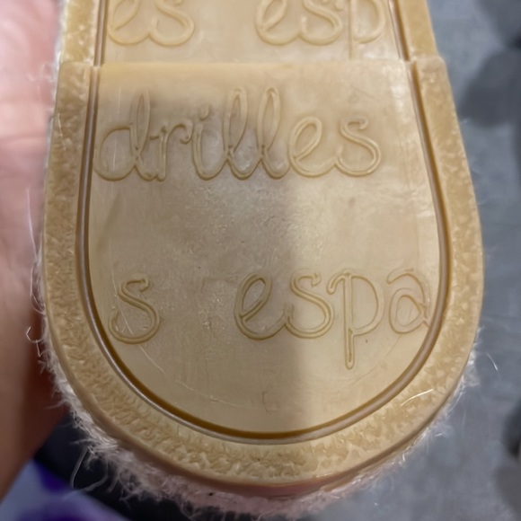 Loeffler Randall Canvas Rowen Beige Gingham Black & White Bow Espadrille - Picture 9 of 14